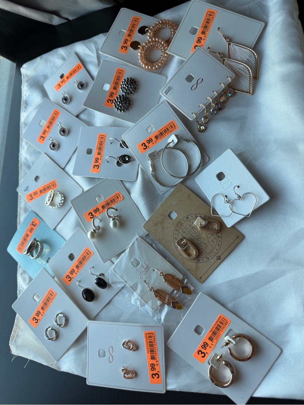 NFINITY Silver-Tone Mixed Women’s Earring Set
